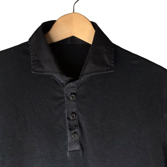 Lululemon Capacity Polo Shirt Men’s Short Sleeve Golf Black ESTIMATED Large - Picture 3 of 8